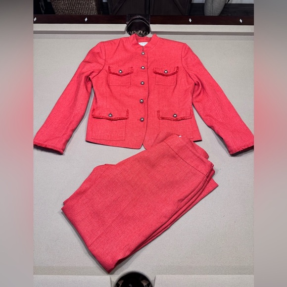 Vintage Judith Hart Orange Blazer and Pants - Picture 1 of 8